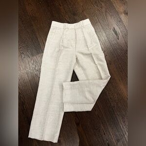 Aritzia Cream and Tan Pants